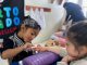 Nios y familias participando en el lanzamiento de la campaa Todos al Jardn de JUNJI y Fundacin Integra en Coquimbo