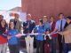 Ceremonia de entrega de obras de remodelación en la Casa del Deportista de Vicuña con autoridades y deportistas locales.