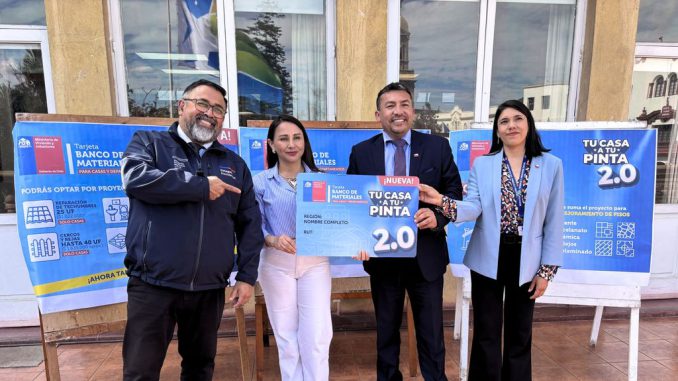Tarjeta Banco de Materiales 2.0 del MINVU para reparacion de viviendas en Chile