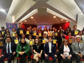 Ceremonia de reconocimiento a asistentes de la educación en Coquimbo y Andacollo por SLEP Puerto Cordillera